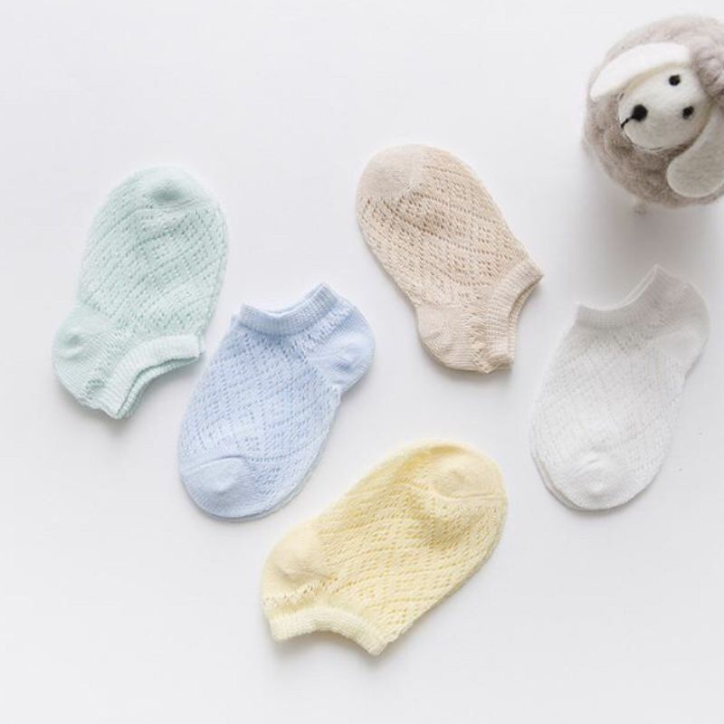 5 Đôi Tất Lưới Mùa Hè Cho Bé 0-24 Tháng