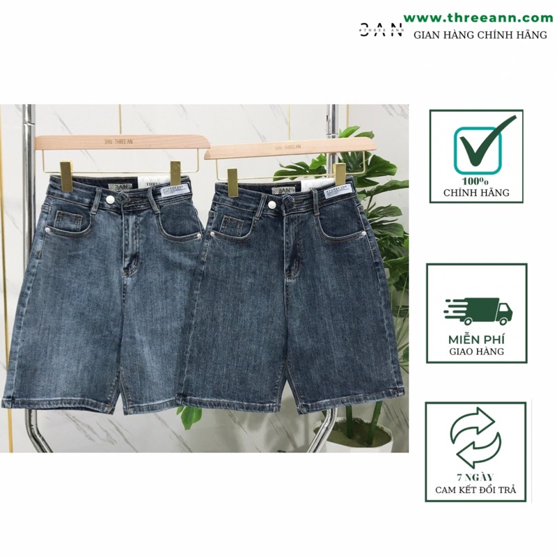 3𝘼𝙉𝙉 𝙅𝙚𝙖𝙣𝙨 - quần bò ngố lửng chất bò dãn, size từ 42kg đến65kg [ S/M/L/XL ]