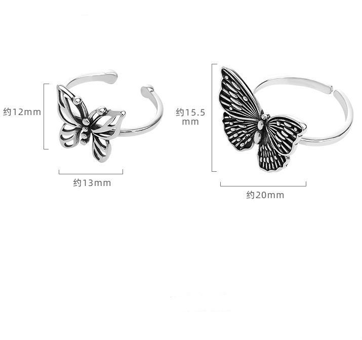 Retro Style Butterfly Forefinger Ring