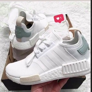 GIÀY THỂ THAO SNEAKER  NMD TRẮNG XANH FULL SZ 36 - 44 [ FULL BOX + TẶNG MÓC KHÓA]