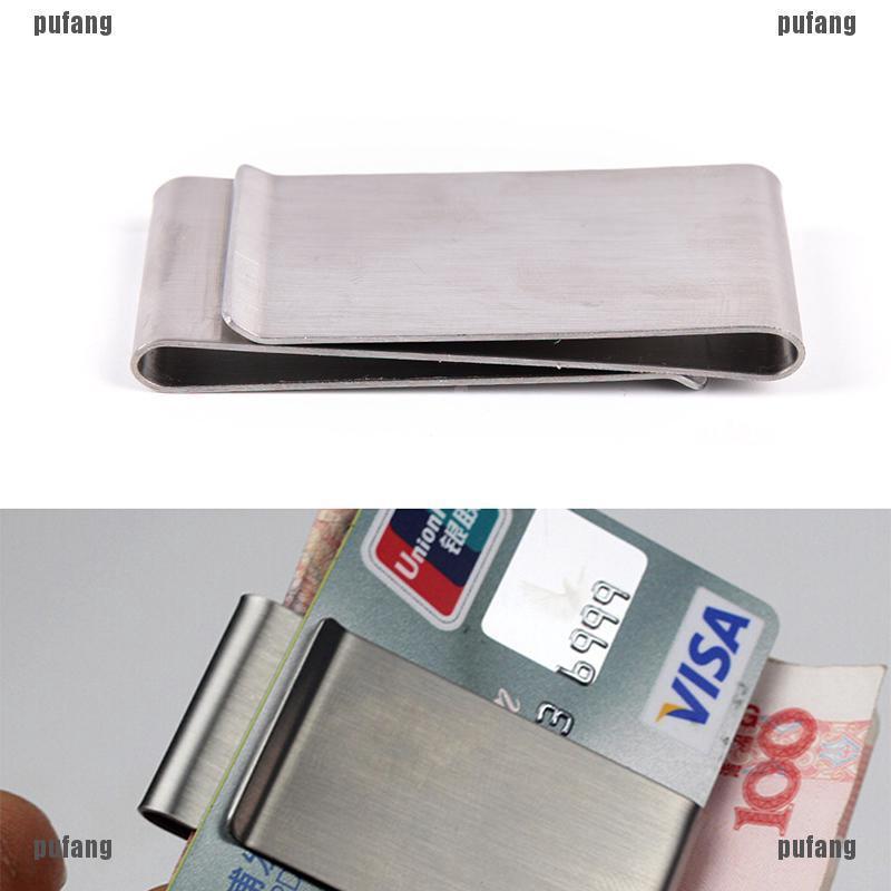 Kẹp Tiền / Thẻ Bằng Thép Không Gỉ Hai Mặt