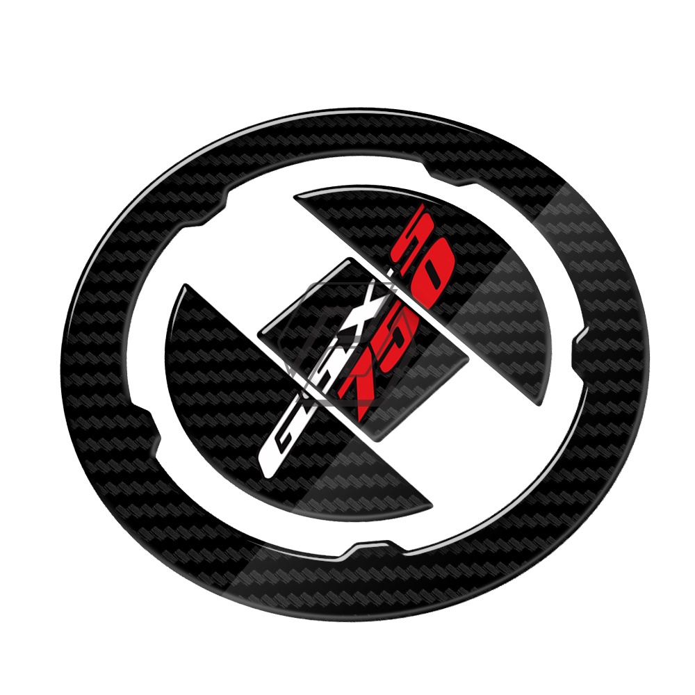 Miếng Dán Sợi Carbon 3D Bảo Vệ Nắp Bình Xăng Xe Mô Tô Suzuki GSXS750 GSX-S750 2015 2016