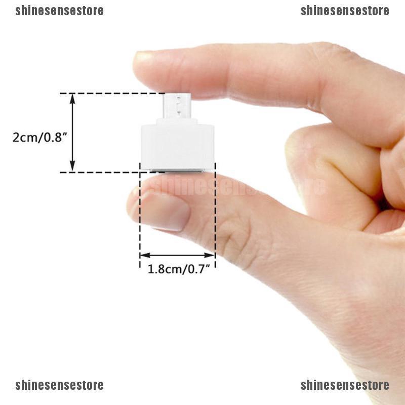 Set 10 Đầu Chuyển Đổi OTG Từ Mini Micro USB Sang USB 2 0