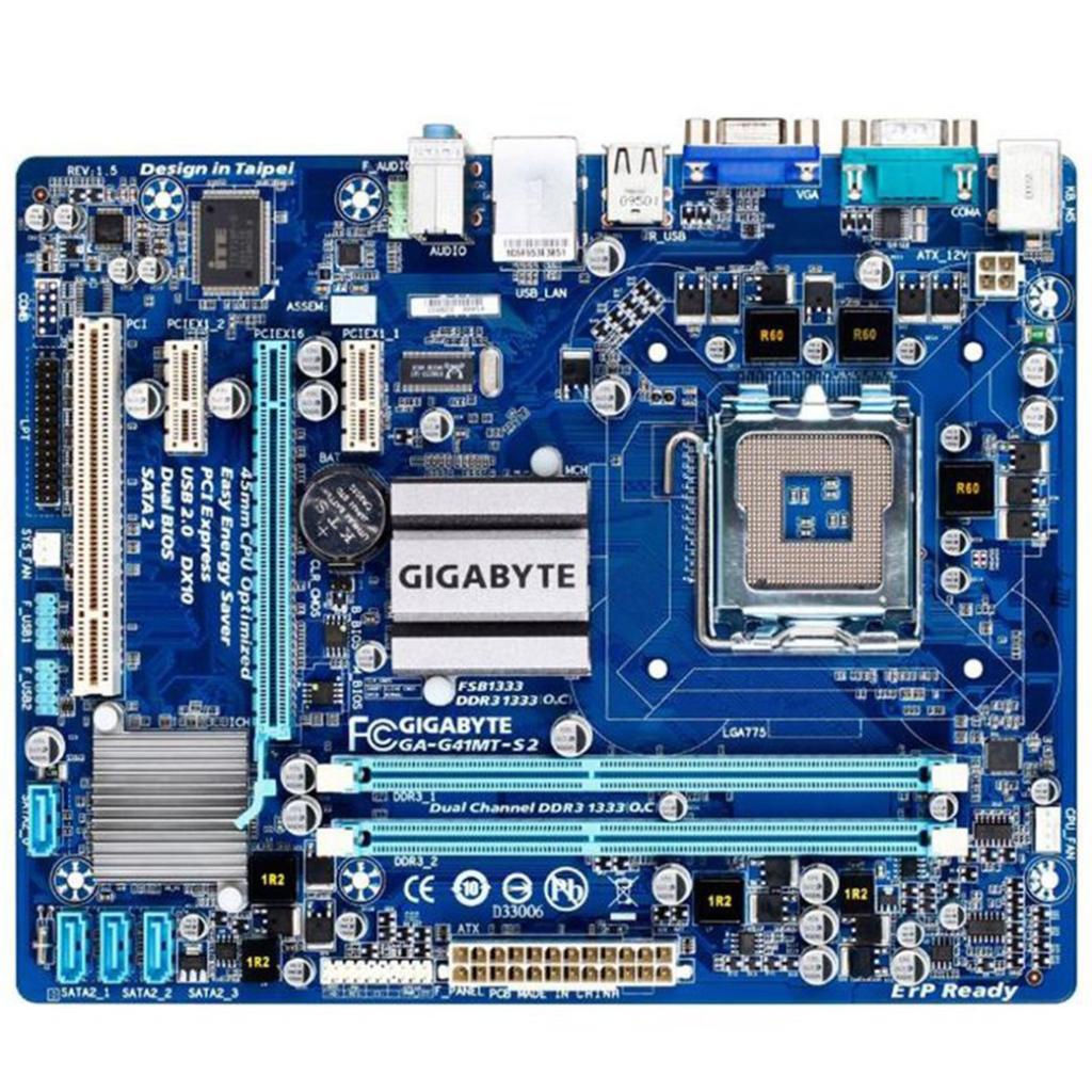 Ổ cắm bo mạch chủ để bàn G41MT-S2 LGA 775 cho Core 2 DDR3 8G VGA Multi-Graphic