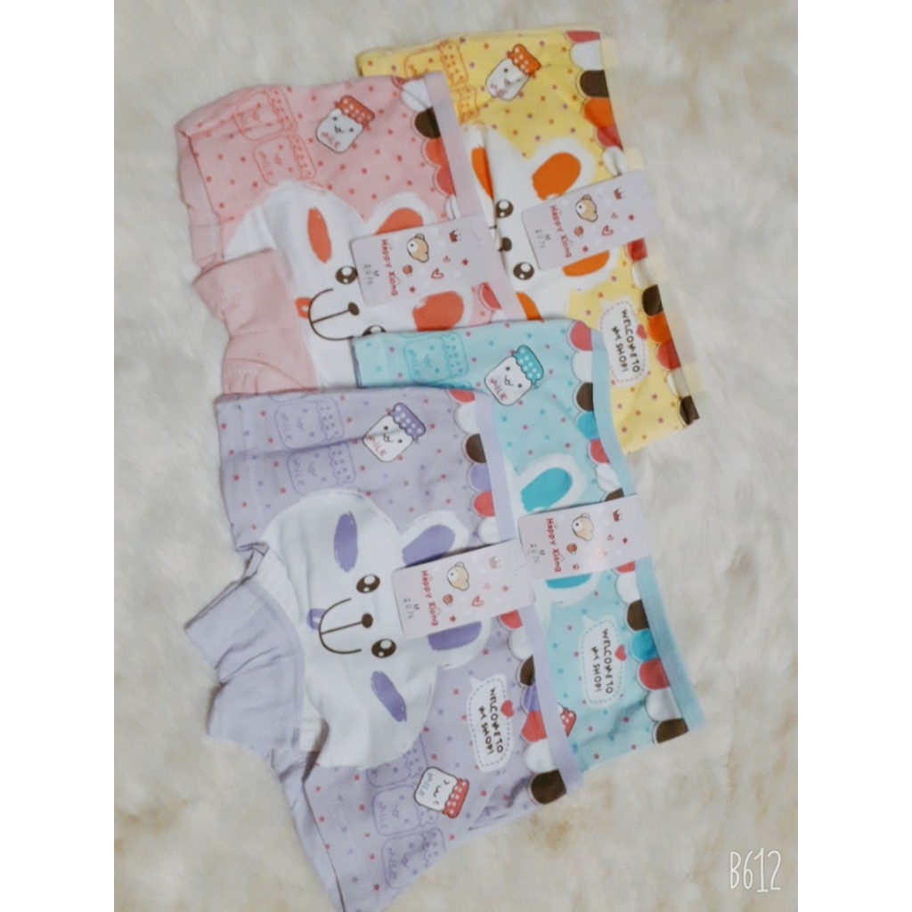 Combo 8 chiếc quần lót đùi, quần chíp đùi cotton cho bé