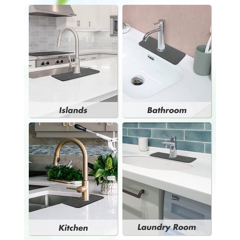Tấm Thảm Xốp Lót Bồn Rửa Chén Chống Văng Nước Tiện Dụng Giá Đỡ