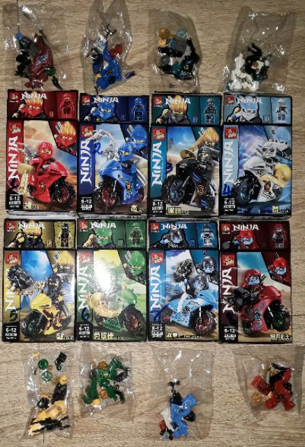 Lắp ráp Lego_Ninja 1 hộp Cỡ xe mô tô 3028 có nhiều chi tiết bằng nhựa ABS