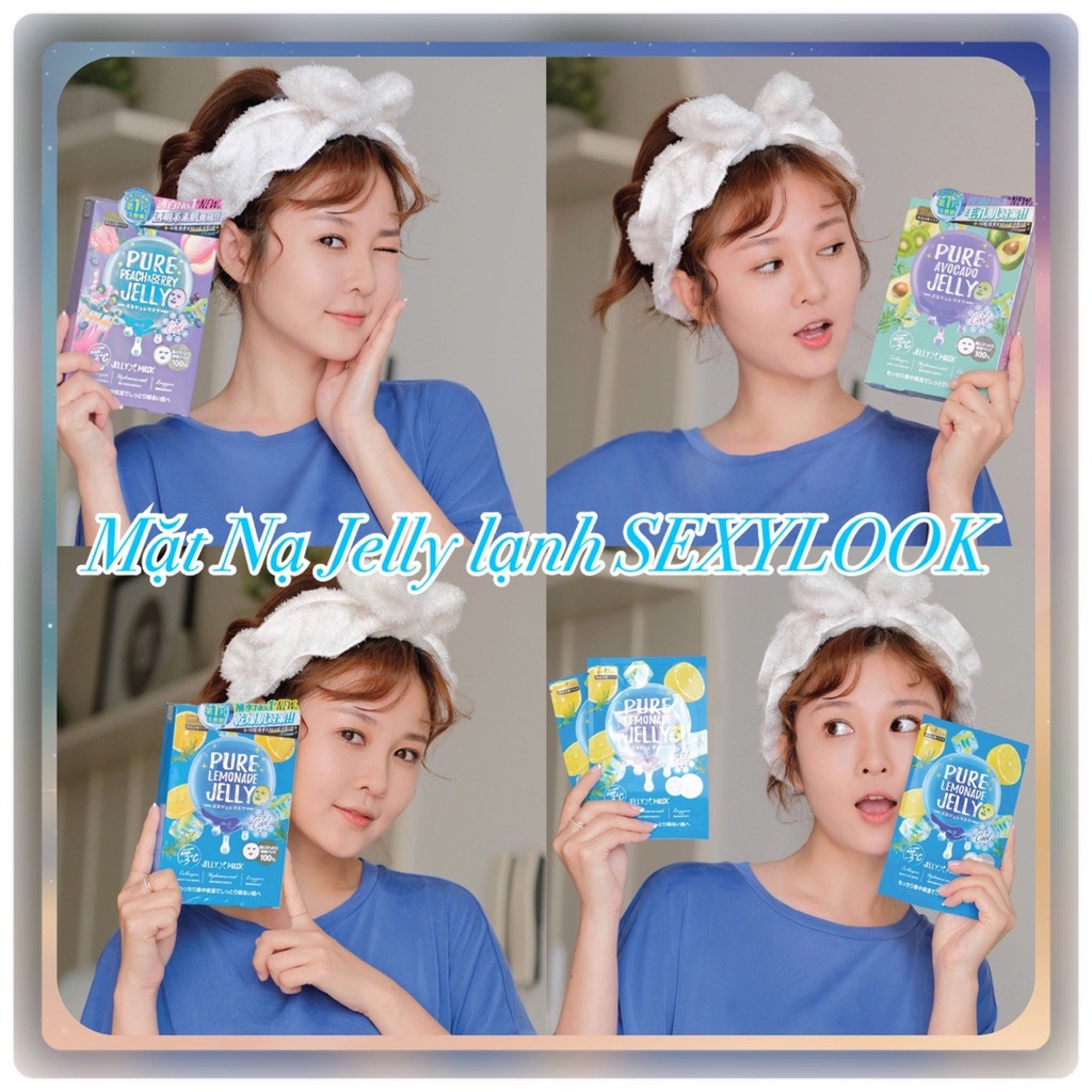 Mặt Nạ Thạch Cấp Ẩm, Làm Mát Sexylook Pure Cool Jelly Mask