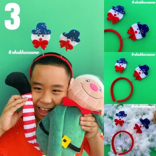Cài tóc Noel- Băng đô Giáng sinh- Bờm Noel HOẠT HÌNH