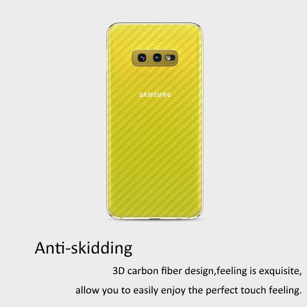 Miếng Dán Lưng Sợi Carbon Cho Samsung Galaxy S20 Plus S20 Ultra Note 10 Plus Note 9 8 A7 2018