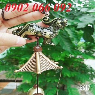 Chuông gió hình Kỳ Lân phong thủy
