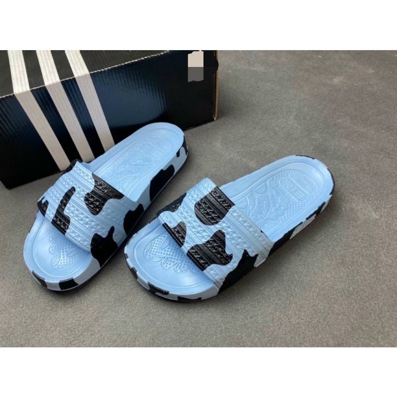 Dép Quai Ngang Đúc Nguyên Khối  Hoạ Tiết Con Bò Sữa