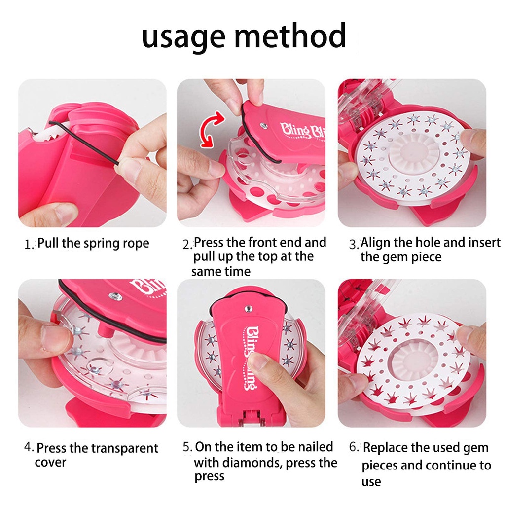 Set hạt 180 phụ kiện trang trí tóc chuyên nghiệp vui nhộn dành cho bé gái Blinger