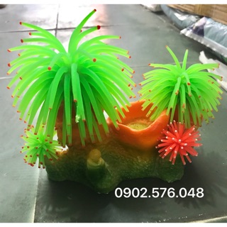 Hải quỳ giả nhựa trang trí bể cá
