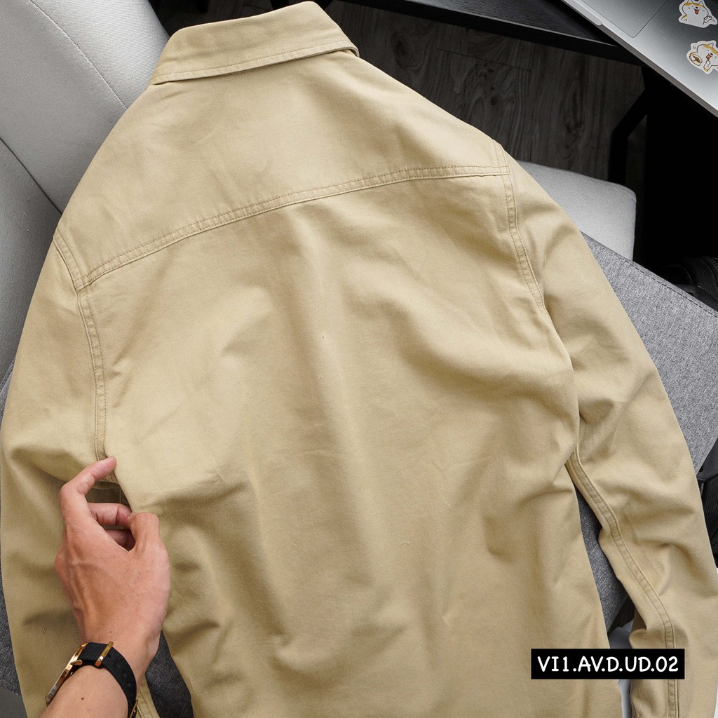 Aó sơ mi kaki nam Underness chính hãng Hàng việt nam xuất khẩu | BigBuy360 - bigbuy360.vn