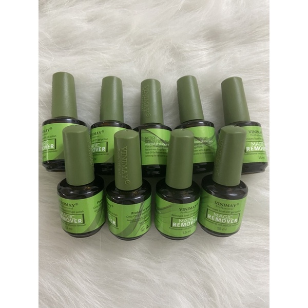 Phá gel vinimay chính hãng 15ml,nước phá sơn gel chữ nổi chính hãng 15ml