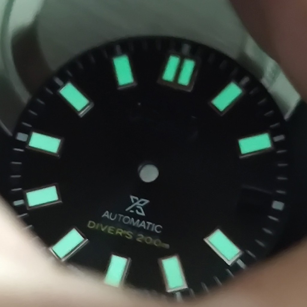 3c Đồng Hồ Phát Quang Họa Tiết Mặt Trời Cho skx007 small mm abalone nh35