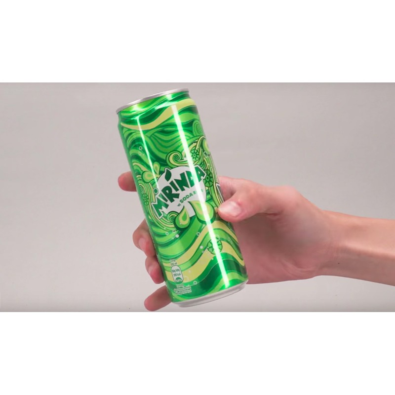 Lon nước ngọt có gas Mirinda Soda kem 245ml date 1/2022