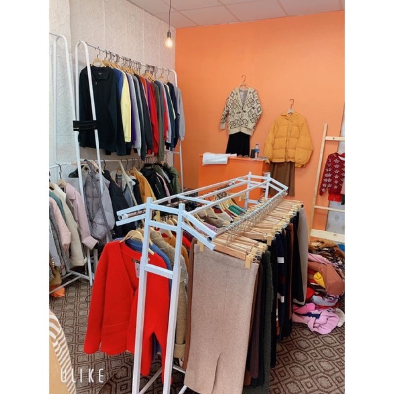 Kệ đôi treo quần áo (2 màu đen - trắng)