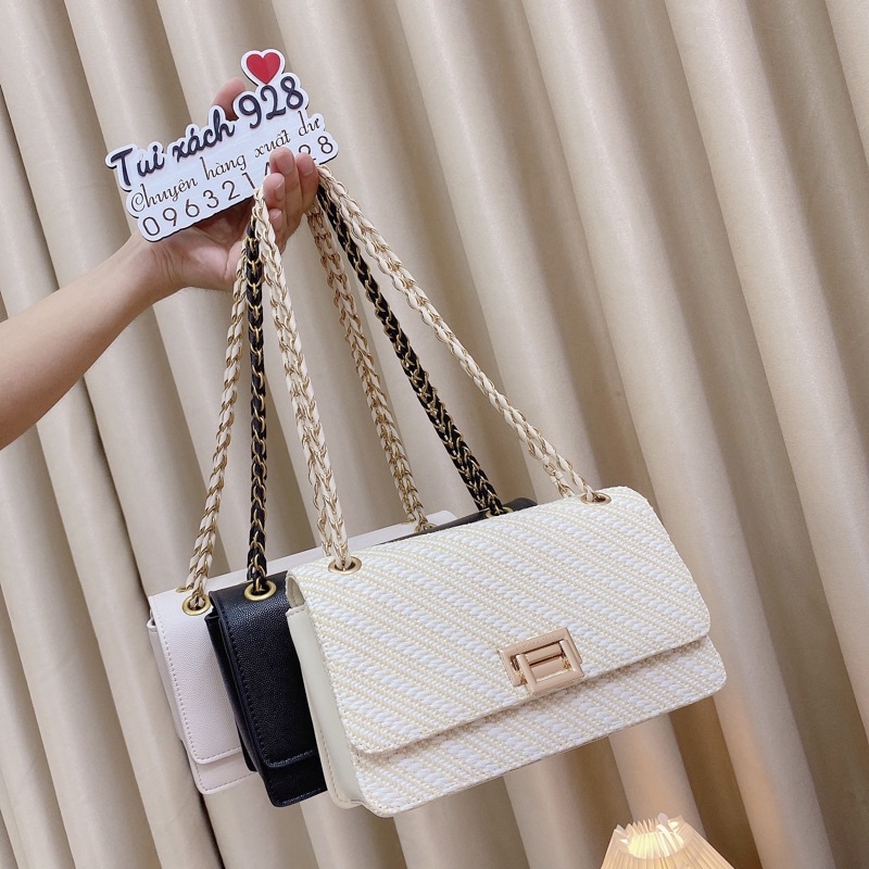 (Túi giấy hãng) Túi khoá gập size 22 hàng đẹp nhất