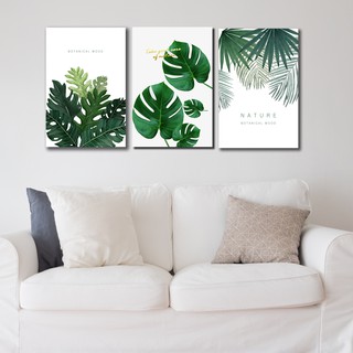 Bộ 3 tranh cavas trang trí phòng khách tặng kèm đinh treo tranh khung hình phạm gia PG208