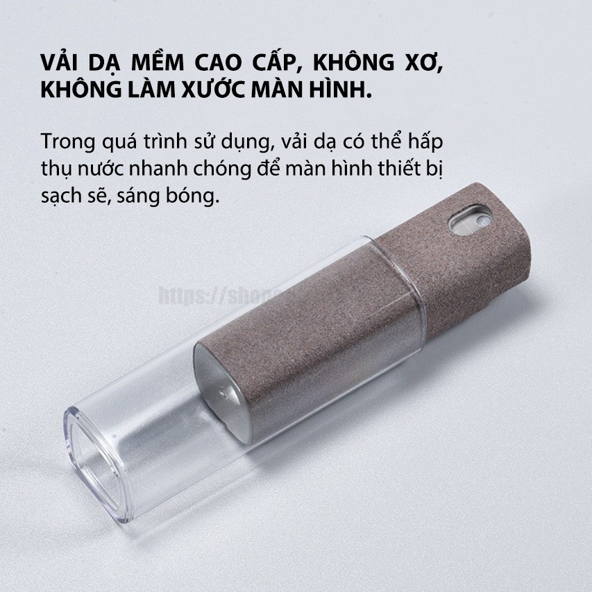 Bình Xịt Vệ Sinh Làm Sạch Màn Hình Điện Thoại/Máy Tính Bảng/Laptop 10ml Tiện Dụng Có Thể Tái Sử Dụng - Otis Shop