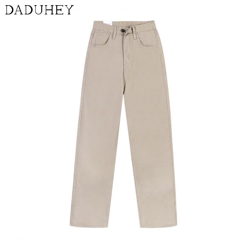 Quần jeans nữ lưng cao ống rộng phong cách Hàn Quốc hiện có 6 màu