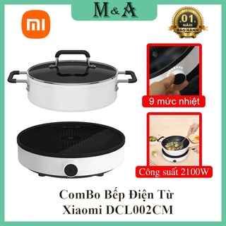 Bếp từ đơn Xiaomi Youth Lite DCL002CM, 9 Mức Nhiệt, Công Suất 2100W, Nồi Lẩu Mijia youth version