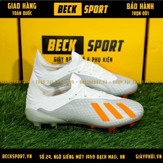 Giày Bóng Đá TQ 18.1 Xám Vạch Cam FG