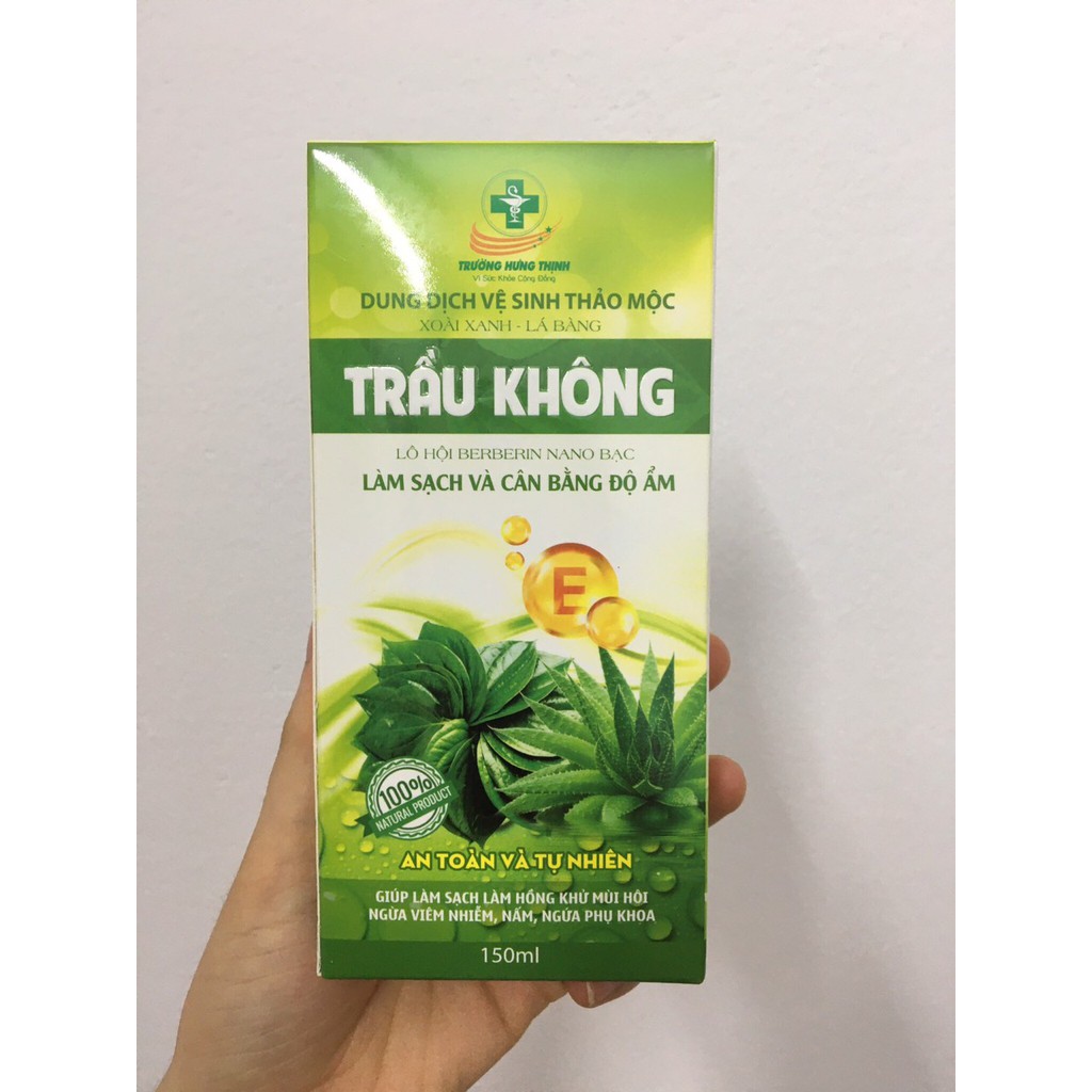Dung dịch vệ sinh tinh chất trầu không, xoài xanh, lá bàng
