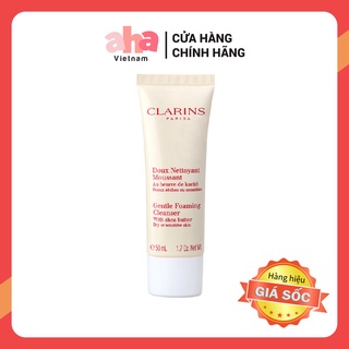 Sữa Rửa Mặt Cho Da Khô Và Da Nhạy Cảm Clarins Gentle Foaming Cleanser 30ML hoặc 50Ml