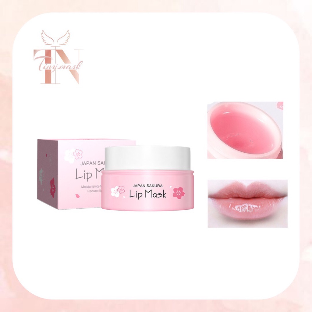 Son Dưỡng Môi Hoa Anh Đào - Chính Hãng Laikou - Dưỡng Ẩm Giảm Thâm Môi Giảm Nứt Môi Tẩy Da Chết Môi