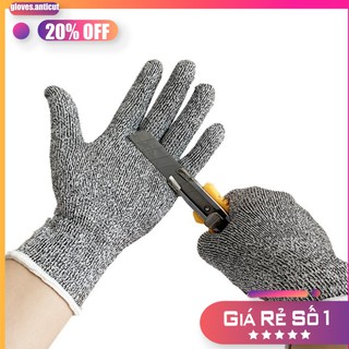 [5 ĐÔI] Găng Tay Chống Cắt Cấp Độ 5, Găng Tay Bảo Hộ Bảo Vệ An Toàn Lao Động