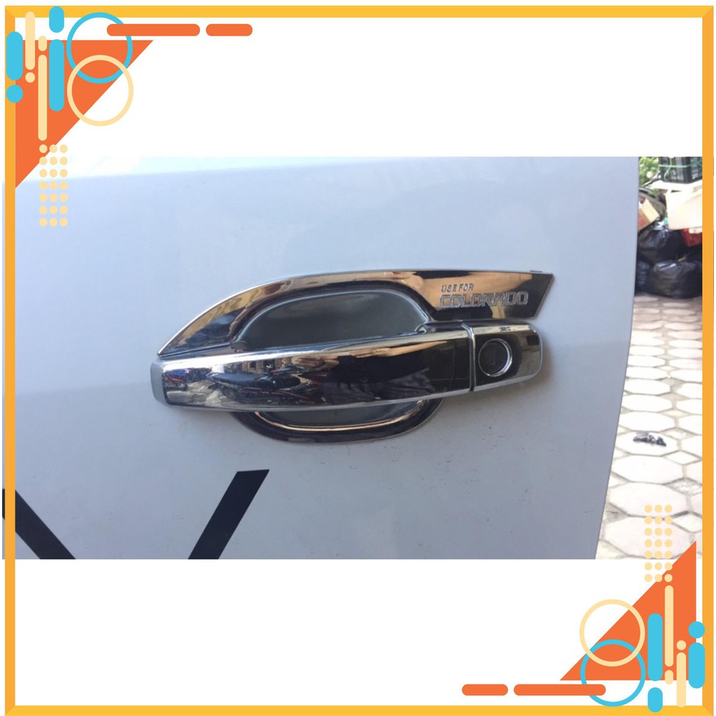 Bộ 8 ốp tay và hõm cửa theo xe Corolado 2018-2019