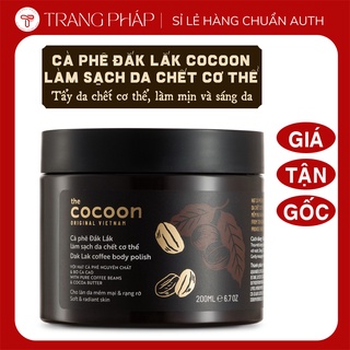 [Chính hãng] Tẩy Da Chết Cocoon cho mặt & toàn thân chiết xuất từ hạt cà phê Đắk Lắk hũ 200ml