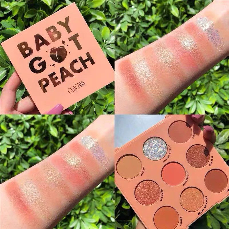 Bảng Phấn Mắt Guicami 9 Ô Baby Got Peach Bảng Dupe Hoàn Hảo Của Colourpop AS