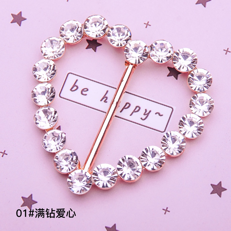 Khóa Thắt Nút Thắt Nút Đính Đá Ngọc Trai Dùng Trang Trí Áo Thun/Khăn Choàng Cổ/Thắt Lưng