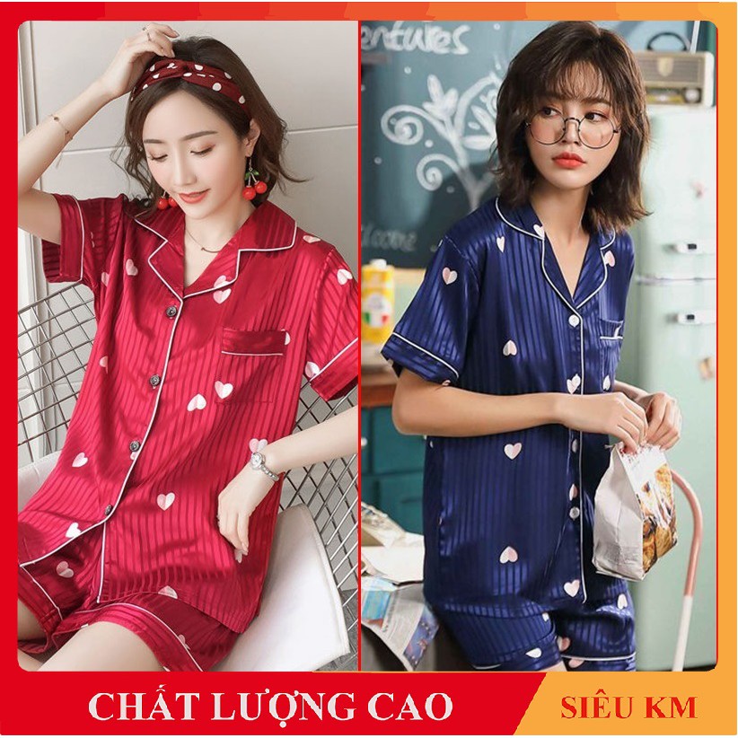 [Hàng Đẹp] Bộ Ngủ Mặc Nhà Pyjama Quần Đùi Áo Cộc Tay Cho Nữ. Họa Tiết Đẹp, Bo Viền - TIM. | BigBuy360 - bigbuy360.vn