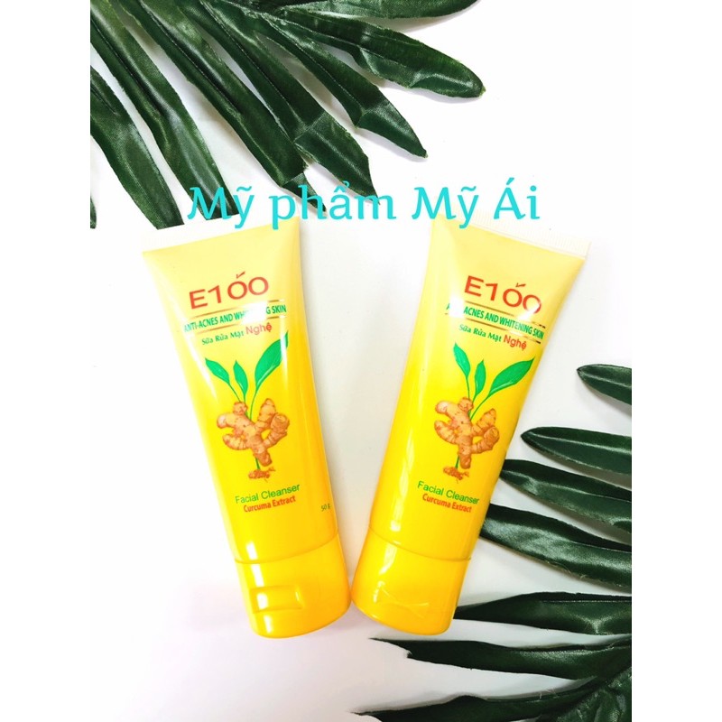 Sữa rửa mặt nghệ E100 50g/100g