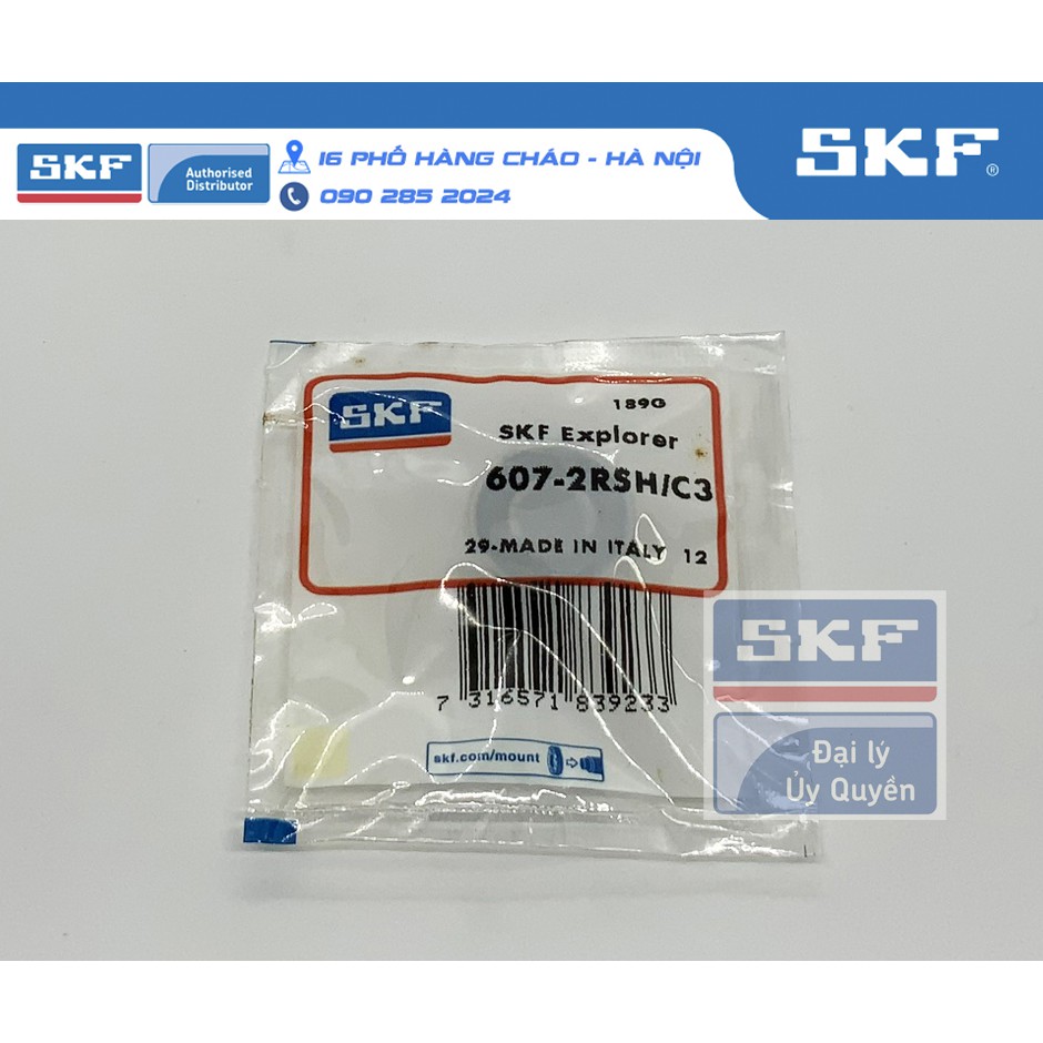 VÒNG BI SKF 607-2RSH/C3 chính hãng