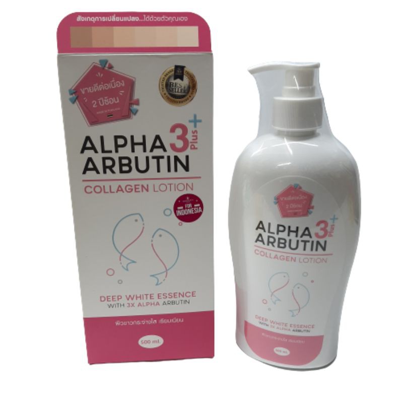 (hàng Mới Về) Lotion Dưỡng Thể Alpha Arbutin 3 Plus Collagen 500ml Bpom