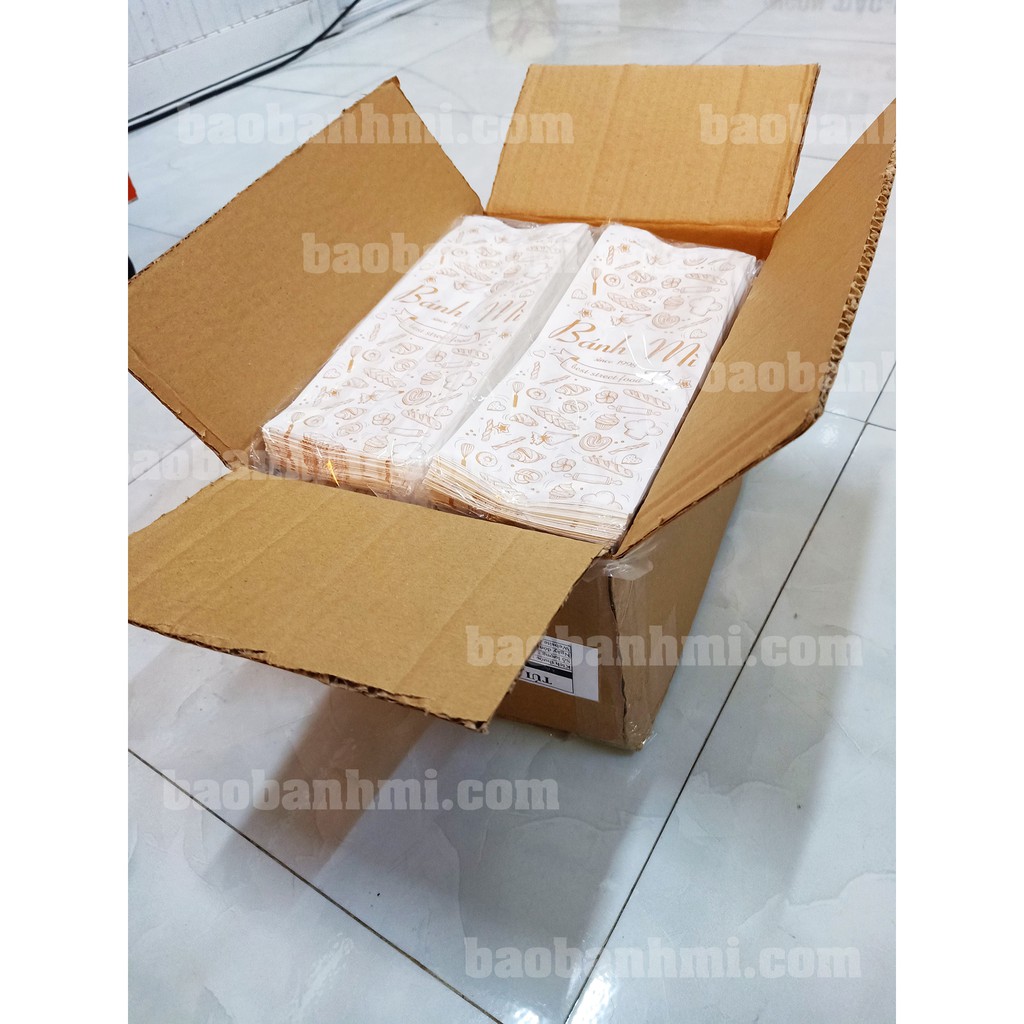 Bao và túi bánh mì đẹp 2019 TBT01 - thùng 1000 túi