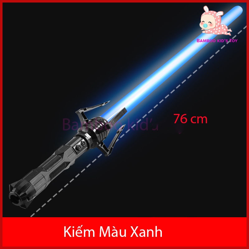 Đồ chơi Thanh kiếm ánh sáng, kiếm ánh sáng laser chất liệu nhựa dài 76 cm cho bé siêu ngầu