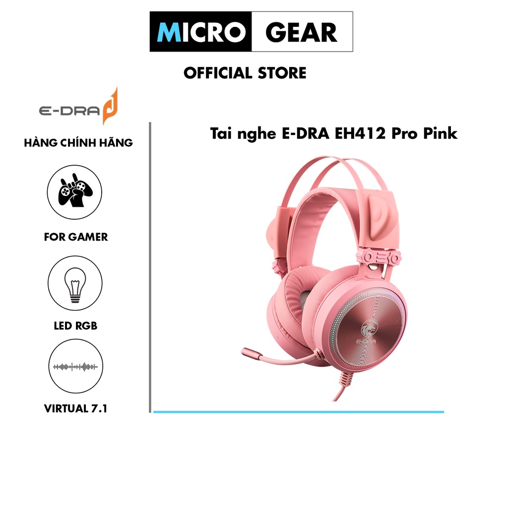 Tai nghe Gaming E-DRA EH412 Pro   - Hàng chính hãng BH 24 Tháng