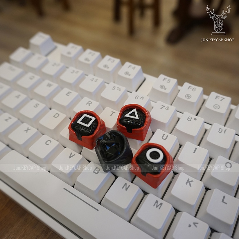Squid Game Keycap - Nút Bàn Phím Trò Chơi Con Mực Hot Trend