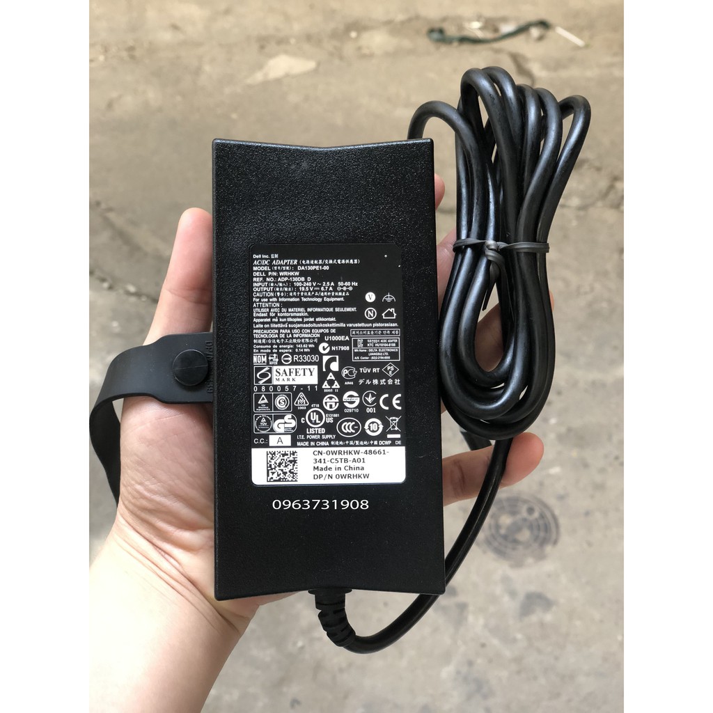 Sạc laptop dell 19.5V 6.7A 130w bản gốc