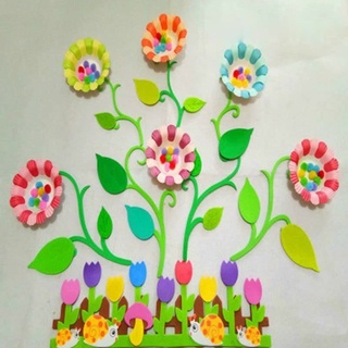 Dĩa hoa giấy trang trí thủ công