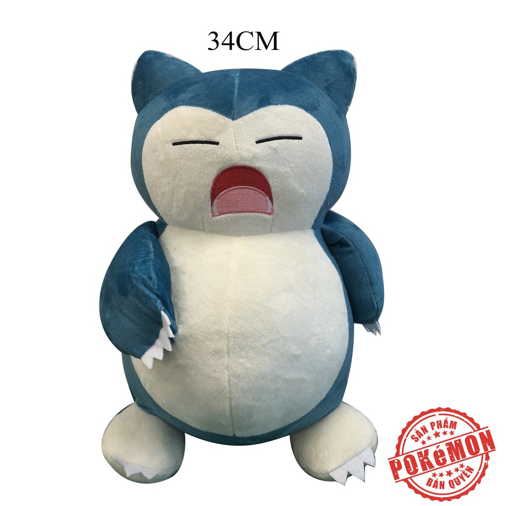 [Mã BMLTA50 giảm 50K đơn 150K] Thú bông Pokemon - Kabigon (Snorlax) 34cm (Pokémon)