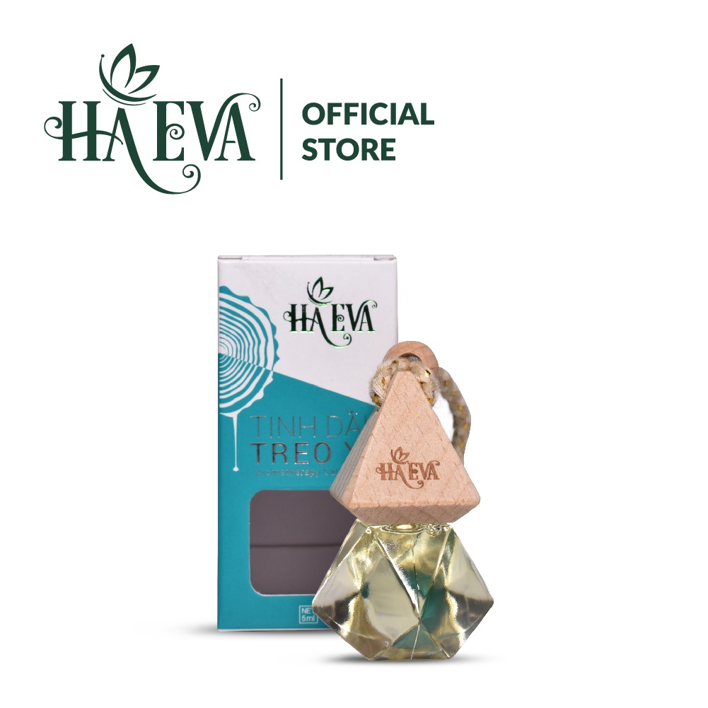 Tinh dầu Treo Xe Sen Haeva 5ml, giúp khử mùi ô tô, phòng ngủ, tủ quần áo, nhà  vệ  sinh, chống say xe, xua tan mệt mỏi