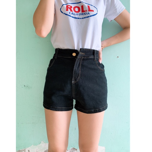 [60kg~95kg] QUẦN SHORT JEAN BIG SIZE ĐEN 2667
